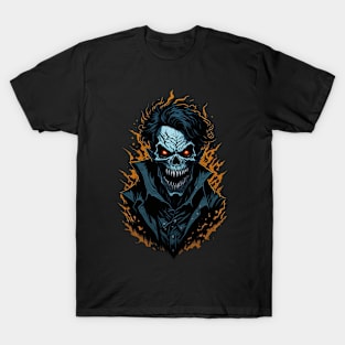 Scary Human Skull T-Shirt